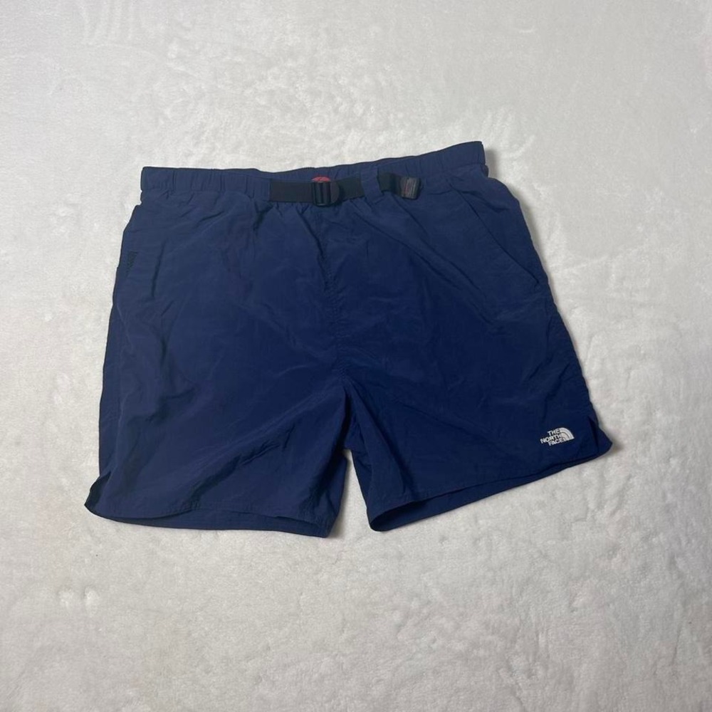 North Face‎ Shorts Mens XL  Blue Belted Mesh Outdoor Quick Dry Hiking Trek